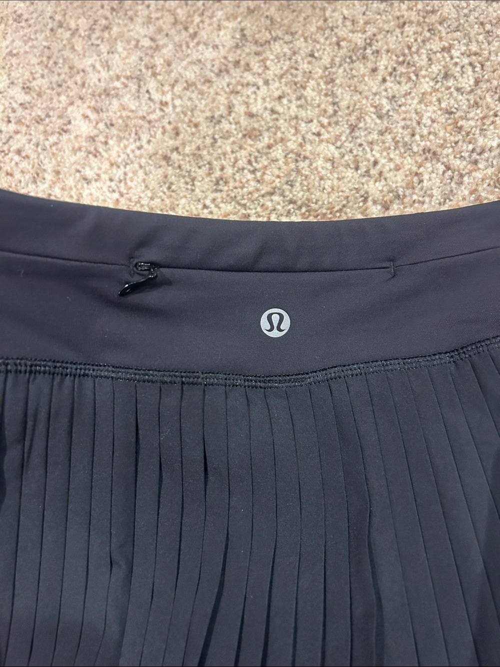 Lululemon Black Pleated Mini Athletic Skirt - Picture 2 of 6